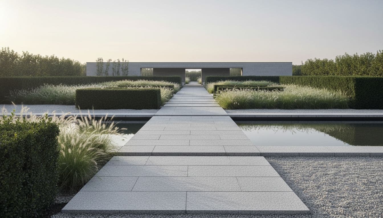 Minimalist Garden Design created with FlorAI AI Garden Design