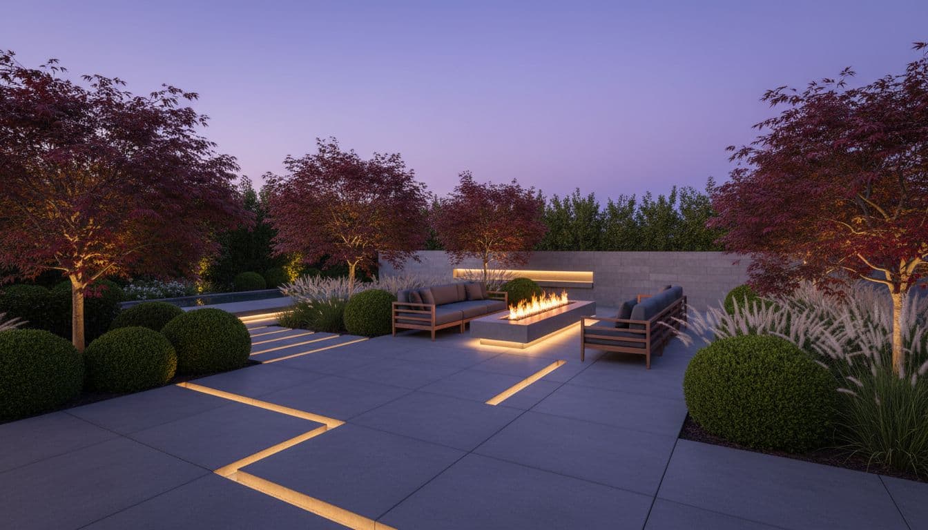 Modern Garden Design created with FlorAI AI Garden Design